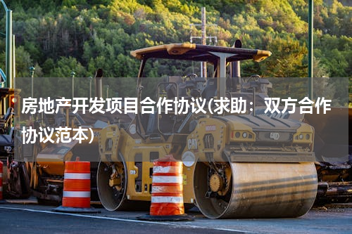 房地产开发项目合作协议(求助：双方合作协议范本)