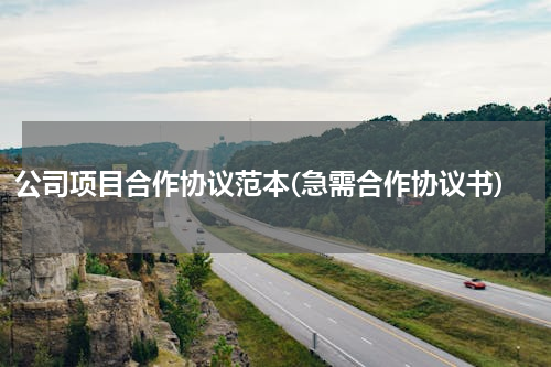 公司项目合作协议范本(急需合作协议书)