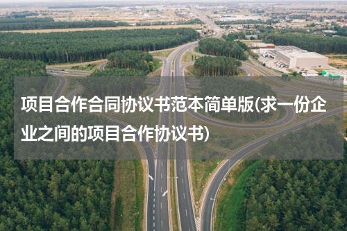 项目合作合同协议书范本简单版(求一份企业之间的项目合作协议书)