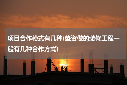 项目合作模式有几种(垫资做的装修工程一般有几种合作方式)