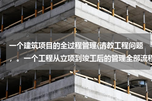 一个建筑项目的全过程管理(请教工程问题，。一个工程从立项到竣工后的管理全部流程)
