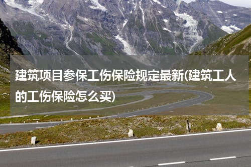 建筑项目参保工伤保险规定最新(建筑工人的工伤保险怎么买)
