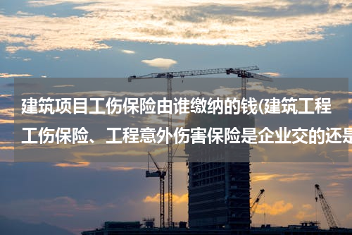 建筑项目工伤保险由谁缴纳的钱(建筑工程工伤保险、工程意外伤害保险是企业交的还是项目交)