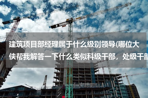 建筑项目部经理属于什么级别领导(哪位大侠帮我解答一下什么类似科级干部，处级干部的知识，怎么分的级。)