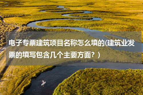 电子专票建筑项目名称怎么填的(建筑业发票的填写包含几个主要方面？)
