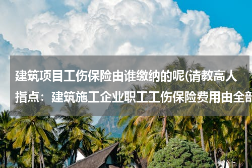 建筑项目工伤保险由谁缴纳的呢(请教高人指点：建筑施工企业职工工伤保险费用由全部企业承担还是企业和职工共同承担？)