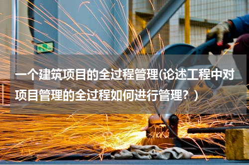 一个建筑项目的全过程管理(论述工程中对项目管理的全过程如何进行管理？)