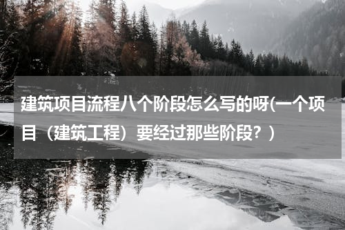 建筑项目流程八个阶段怎么写的呀(一个项目（建筑工程）要经过那些阶段？)